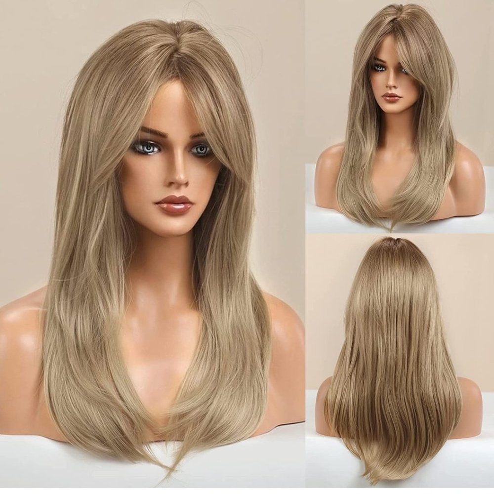 Wig with bangs